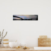 Triborough and Hell Gate Bridges Panorama Poster (Küche)