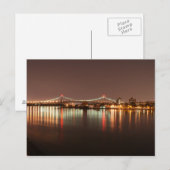 TRIBOROUGH BRIDGE, NYC POSTKARTE (Vorne/Hinten)