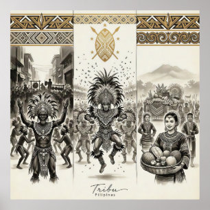 Tribu-Ati-Atihan · Dinagyang · Kadayawan Poster
