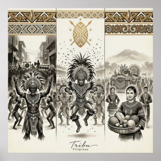 Tribu-Ati-Atihan · Dinagyang · Kadayawan Poster (Vorne)