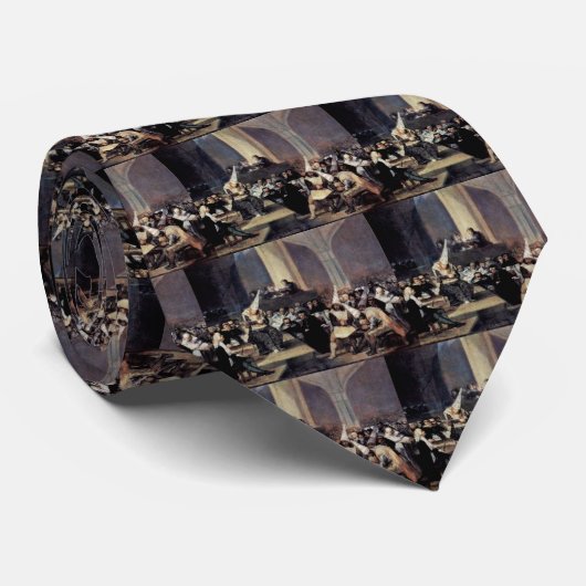 Tribunal der Inquisition durch Francisco De Goya Krawatte (Gerollt)