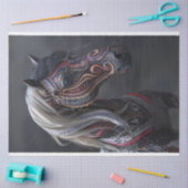 Tribunal Lila Painted Indian Horse Decoupage Seidenpapier (Basteln)