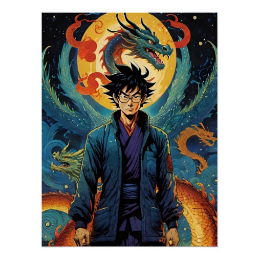 Tribut an Akira Toriyama Poster (Vorderseite)