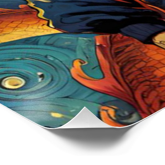 Tribut an Akira Toriyama Poster (Ecke)