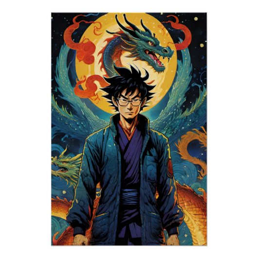 Tribut an Akira Toriyama Poster (Vorderseite)