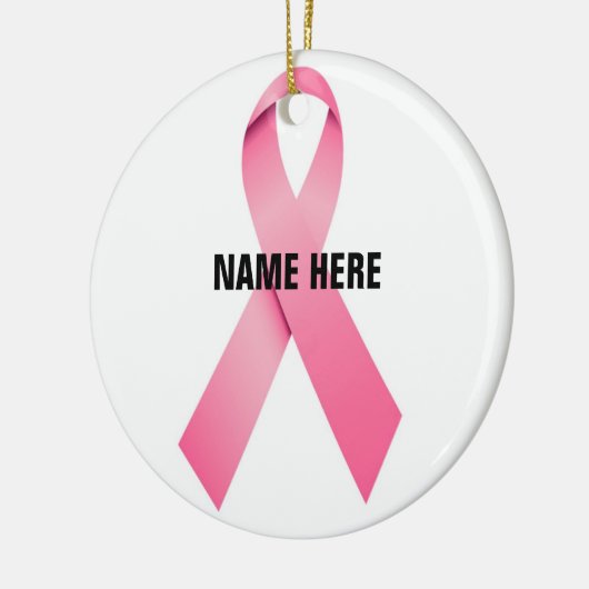 Tribut an Brustkrebs Keramikornament (Links)