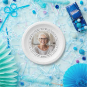 Tribut an den Dienst für die Bestattungsfeier des Pappteller (Party)