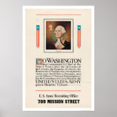 Tribut an die Armee in Washington Poster (Vorne)