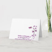 Tribut an die Mama Karte (Rückseite)