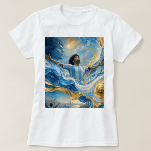 Tribut an Diego Maradona T-Shirt (Design vorne)