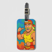 Tribut an Hulk Hogan Gepäckanhänger (Vorderseite Vertikal)