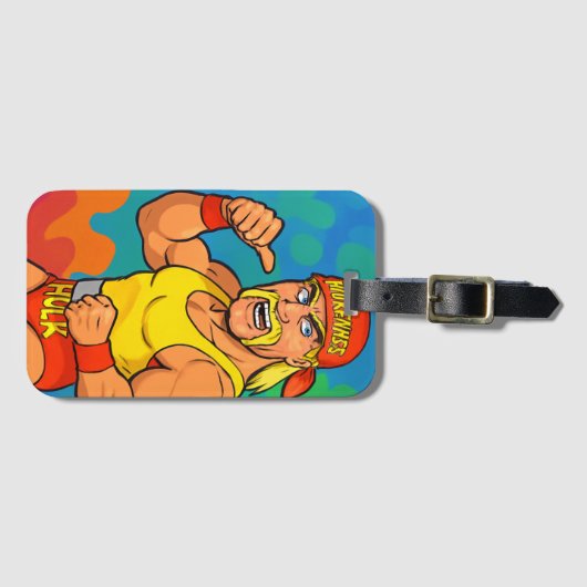 Tribut an Hulk Hogan Gepäckanhänger (Vorderseite (Horizontal))