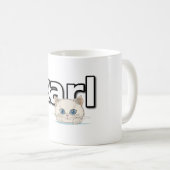 Tribut an Karl Lagerfeld Kaffeetasse (VorderseiteRechts)