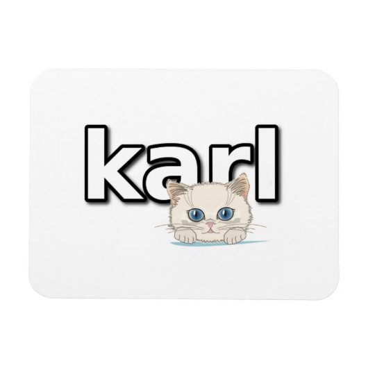 Tribut an Karl Lagerfeld Magnet (Horizontal)