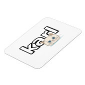 Tribut an Karl Lagerfeld Magnet (Linke Seite)