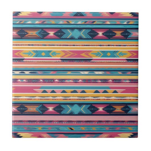 Tribut an Native American Abstract S13 Fliese (Vorderseite)