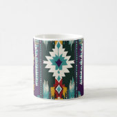 Tribut an Native American Abstract S9 Kaffeetasse (Mittel)