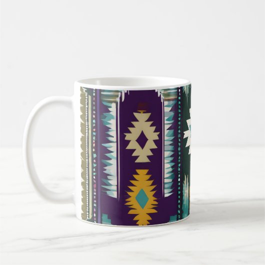 Tribut an Native American Abstract S9 Kaffeetasse (Links)