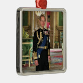 Tribut an Prinz Philip 1921-2021 Ornament Aus Metall (Rechts)