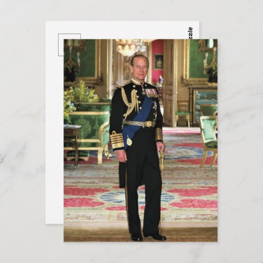 Tribut an Prinz Philip 1921-2021 Postcard Postkarte (Vorne/Hinten)