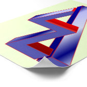 Tribut an Reutersvard II Poster (Ecke)