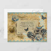 Tribut an Shelley Postkarte (Vorne/Hinten)