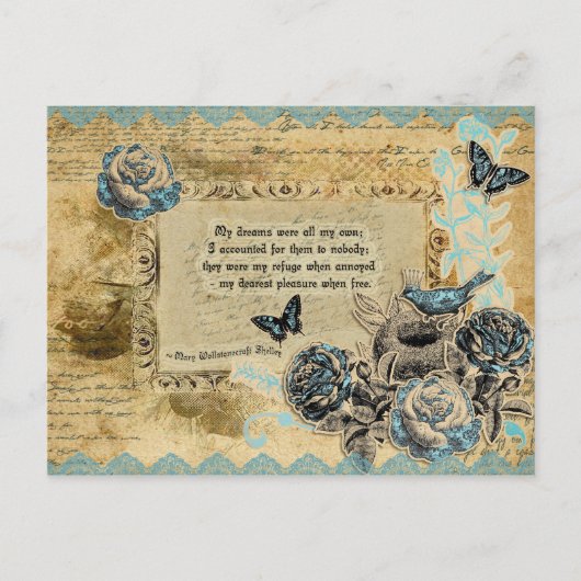 Tribut an Shelley Postkarte (Vorderseite)