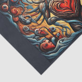 Tribut an Surrealismus und Kubismus #1: Liebe rett Seidenpapier (Ausschnitt)