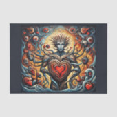 Tribut an Surrealismus und Kubismus #1: Liebe rett Seidenpapier (Vorderseite)