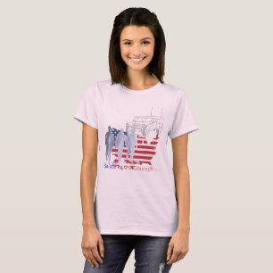 Tribut an tapfere Herzen blassrosa T-Shirt