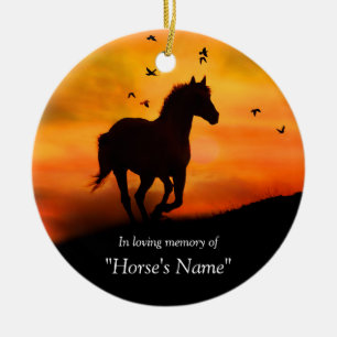 Tribut Galloping spirituell Keramik Ornament