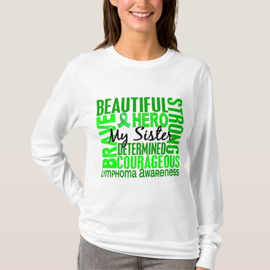 Tribut-quadratisches Schwester-Lymphom T-Shirt (Vorderseite)