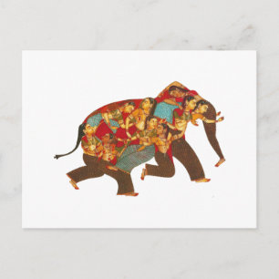 TRIBUT UND SCHÖNHEIT POSTKARTE