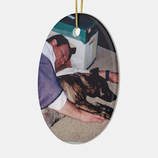 Tribut-Verzierung #6 Roberts Hoynes Keramik Ornament (Links)