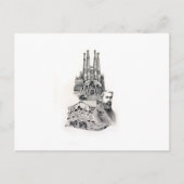 Tribut zu Gaudi. Postkarte (Vorderseite)