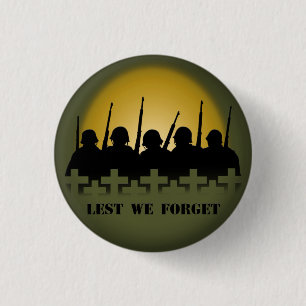 Tribute Buttons, damit wir den Krieg nicht vergess Button