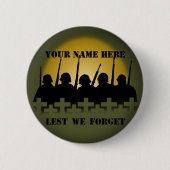 Tribute Buttons, damit wir den Krieg nicht vergess Button (Vorderseite)