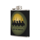 Tribute Flask militärischer Art, damit wir Trinkfl Flachmann (Links)