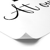 Tribute Heaven Liedones Gold Punkte Hochzeitszeich Poster (Ecke)