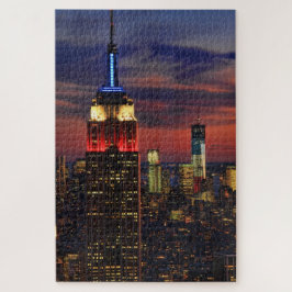 Tribute In Light Sept 11, World Trade Center ESB # Puzzle