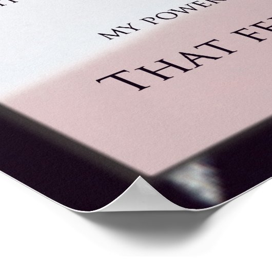 Tribute Inspiration Poster (Ecke)