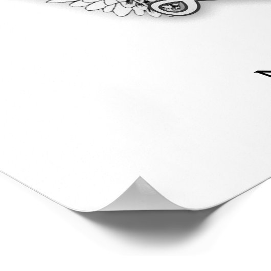 Tribute Letter L Poster (Ecke)