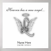 Tribute Letter L Poster (Vorne)