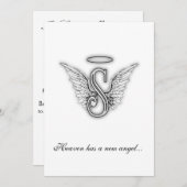 Tribute Letter S Ankündigung (Vorne/Hinten)