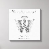 Tribute Letter W Leinwanddruck (Vorderseite)