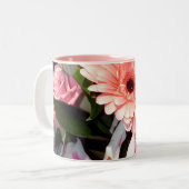 Tribute Lilies | Zweifarbige Tasse (Vorderseite Links)