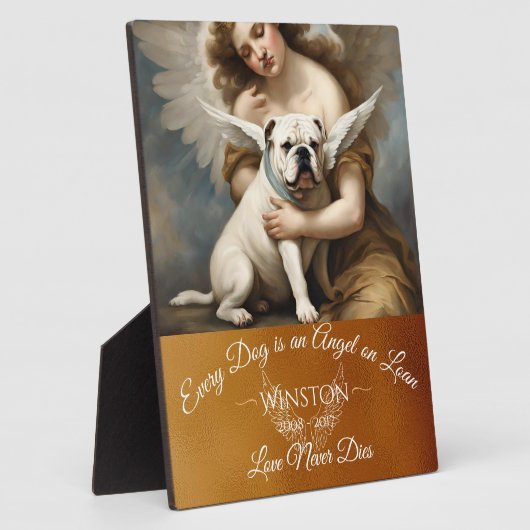 Tribute Loss von Bulldog Angel Art Fotoplatte (Seite)