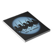 Tribute Notepad, damit wir nicht vergessen, Notepa Notizblock (angewinkelt)