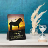 Tribute Spirituelles Gedicht Gedenkstätte Plaque Fotoplatte (Seite)