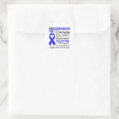Tribute Support Colon Cancer Awareness Runder Aufkleber (Tasche)
